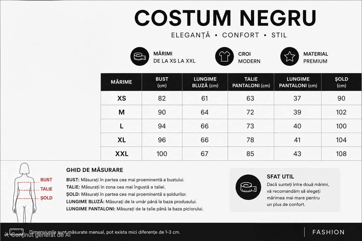 Compleu dama elegant 2 piese, vesta cu nasturi si pantaloni scurti, negru
