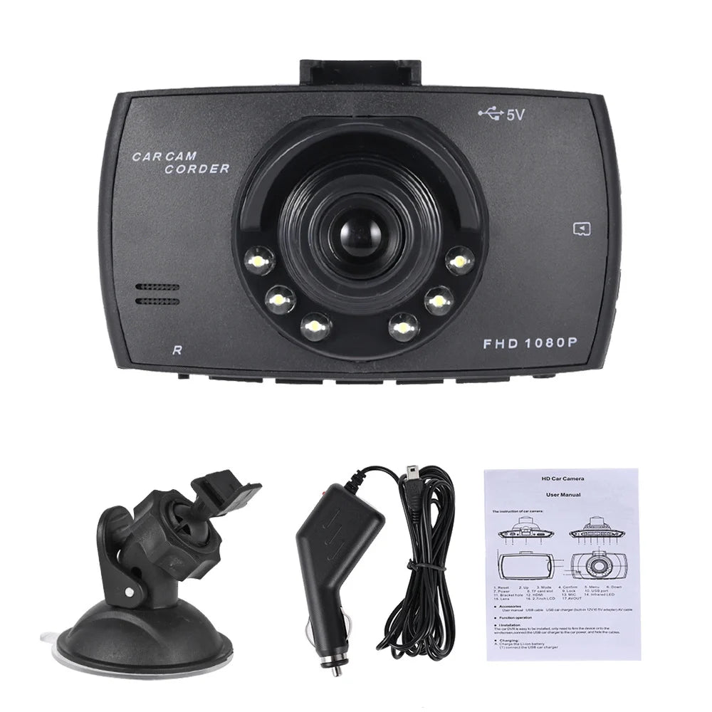 Cameră Auto Mini DVR 8.5x5cm, 5V, Înregistrare Video HD, Montaj pe Parbriz, Senzor Mișcare
