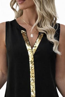 Rochie eleganta neagra cu paiete