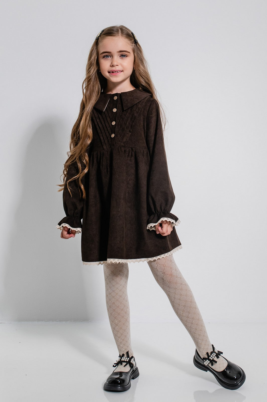 Rochie Linea,maro