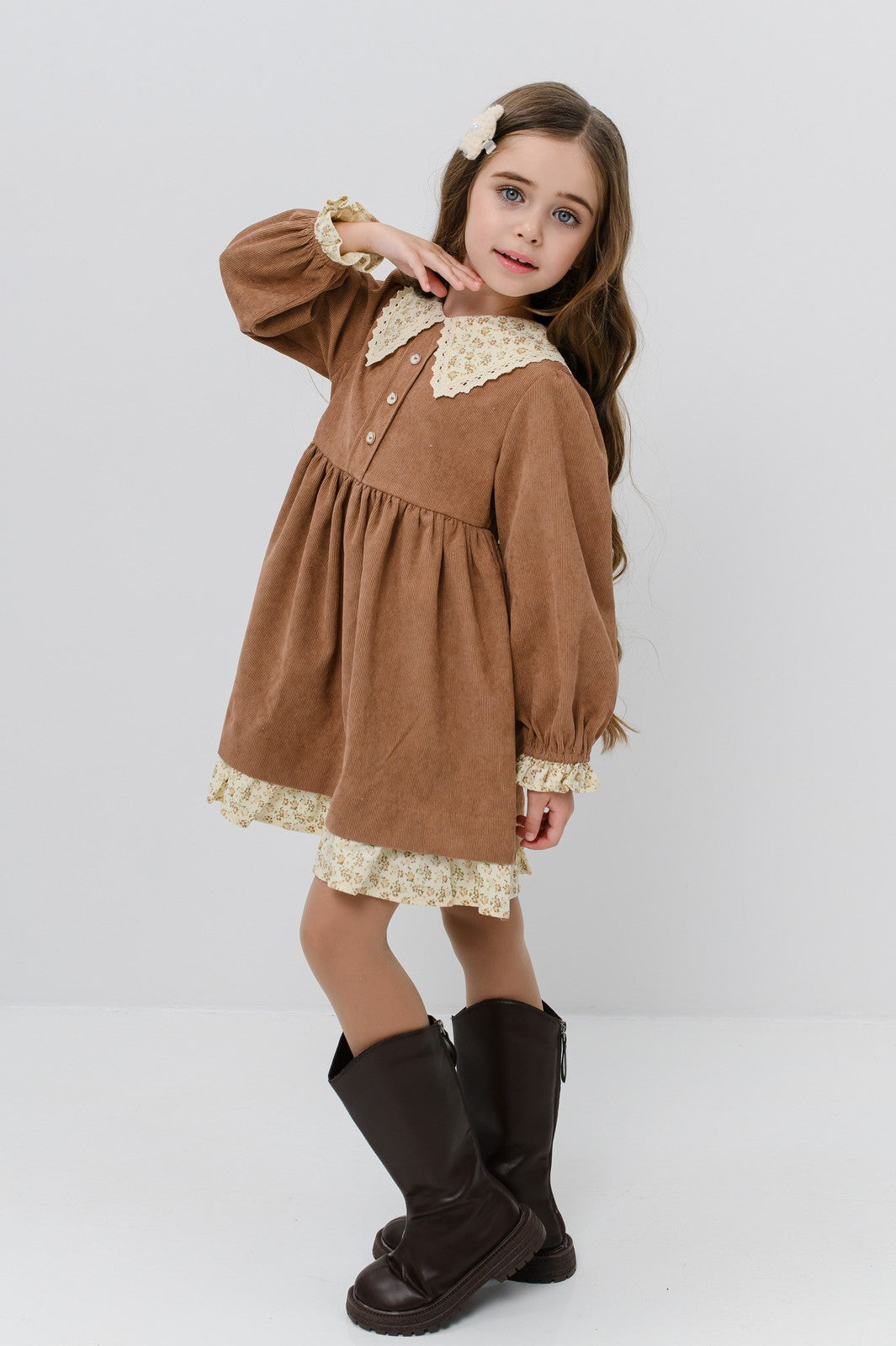 Rochie Pollyanna,bej