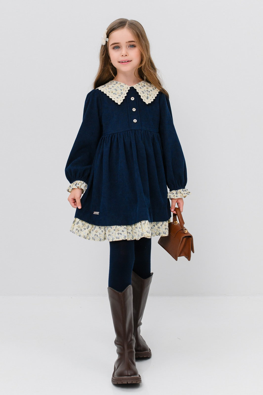 Rochie Pollyanna,albastru inchis