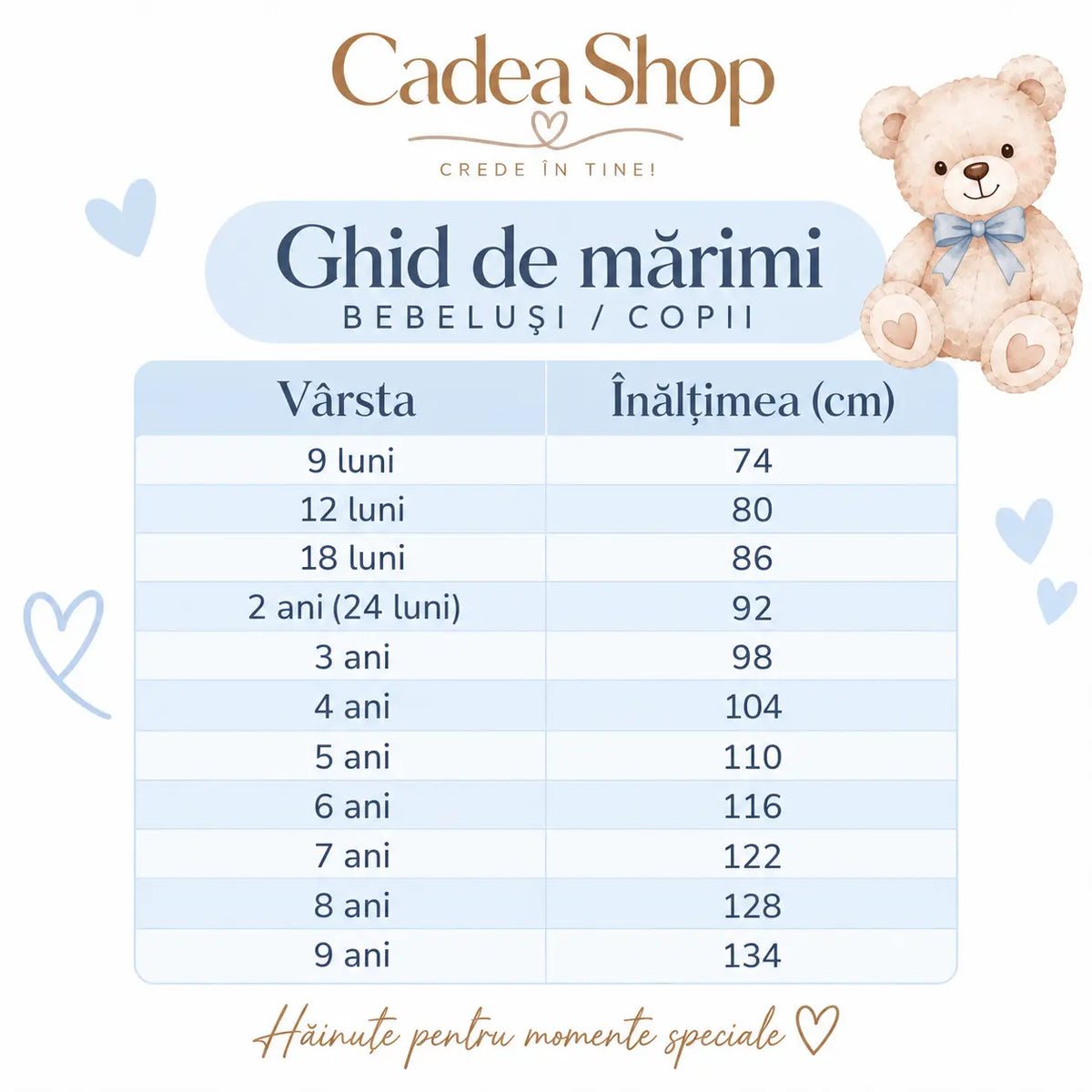 Set fetițe-3 piese,9 luni-24 luni CadeaShop